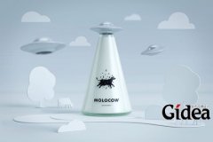 创意产品包装设计 被外星人绑架了的奶牛！