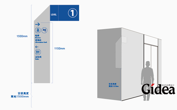 公司vi系统设计-导视设计