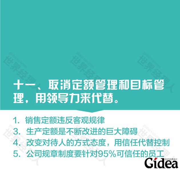 戴明的十四法分析