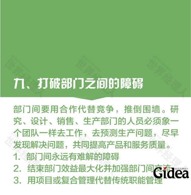 戴明的十四法分析